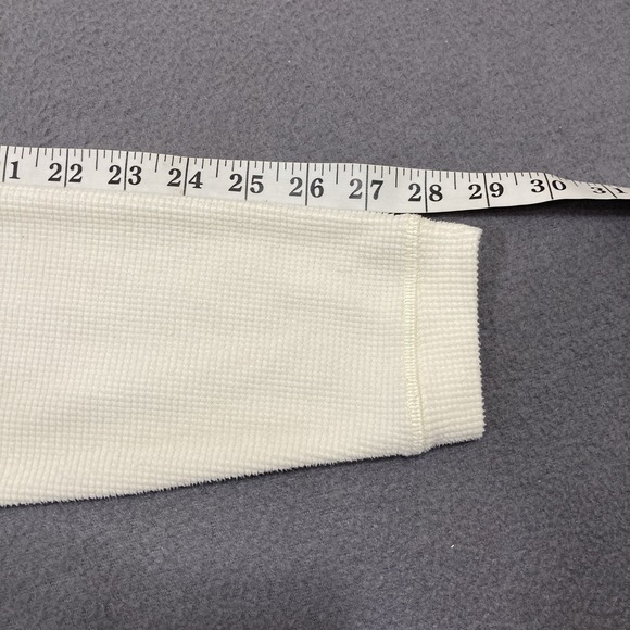 Arcteryx Delta LT Jacket Women Medium Cream Full Zip Polartec Waffle Knit Fleece - Picture 10 of 12